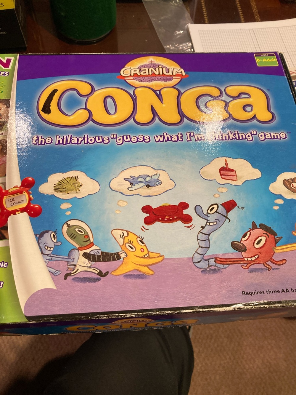 Conga Kids Party Game - incomplete missing pen and clay electronic timer works
